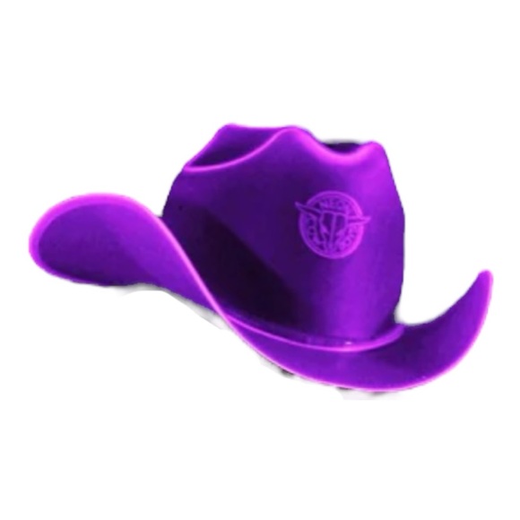 Neon Cowboys Dolls Kill Vibrant Purple Light up Neon Cowboy Hat